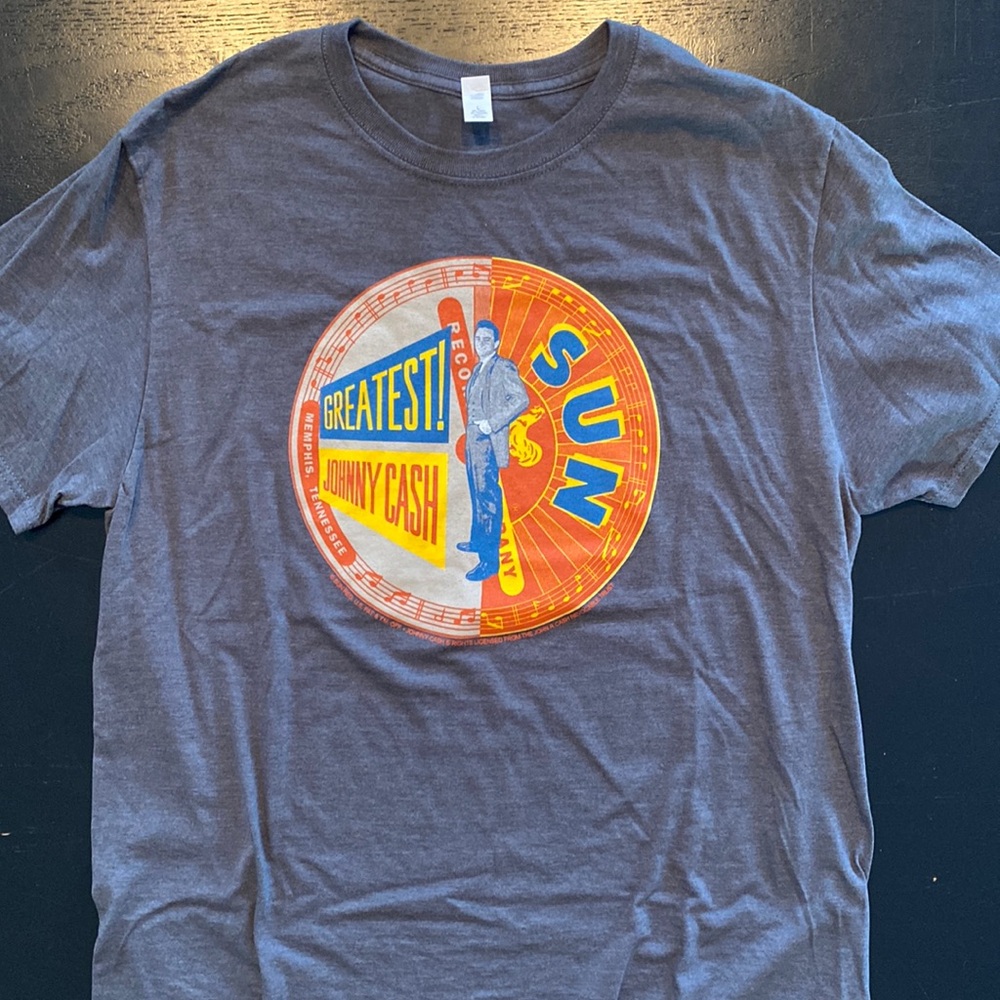 Johnny Cash Sun Records Tee -Size Large